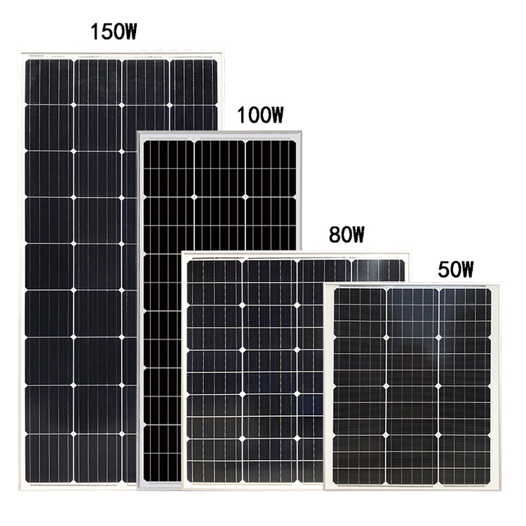 Panel solar monocristalino